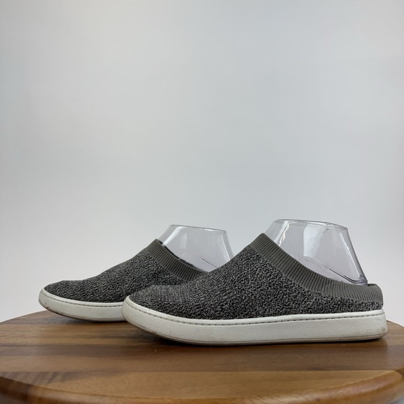 Womens‎ Vince Ventura Gray Knit Slip On Casual Comfort Low Sneakers Shoes Size 6 - Picture 2 of 8